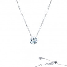 Lafonn Frameless Solitaire Necklace - N0090CLP18