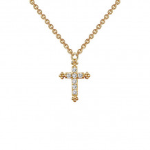 Lafonn 0.07 CTW Cross Necklace - 9N023CLG18