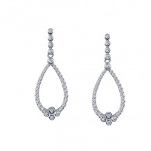 Lafonn Charming Drop Hoop Earrings - E0192CLP00