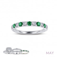 Lafonn May Birthstone Ring - BR004EMP05