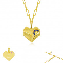 Lafonn Gold Trust & Fidelity Necklace - HC001SAG20
