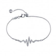 Lafonn Pave Heartbeat Bracelet - B0055CLP75