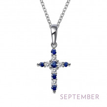 Lafonn September Birthstone Necklace - BP001SAP20