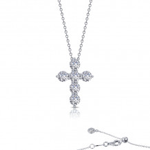 Lafonn 1.02 CTW Cross Pendant Necklace - P0224CLP20