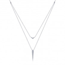 Gabriel & Co. 14k White Gold Kaslique Diamond Necklace - NK6009W45JJ