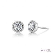 Lafonn April Birthstone Earrings - BE001DAP00