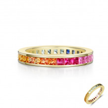 Lafonn Rainbow Eternity Band - R0453MUG05