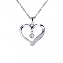 Lafonn Open Heart Pendant Necklace - P0221CLP20