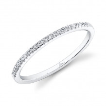 Shy Creation 14k White Gold Diamond Womens Band - SC55002542