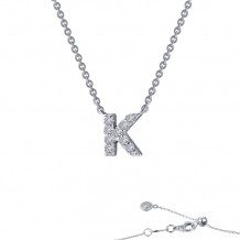 Lafonn Letter K Pendant Necklace - 9N091CLP20