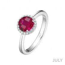 Lafonn July Birthstone Ring - BR001RBP05