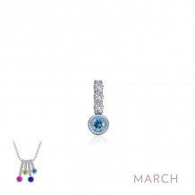 Lafonn March Birthstone Love Pendant - BP002AQP00