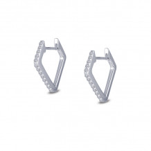 Lafonn Dainty Huggie Hoop Earrings - E0349CLP00