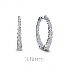 Lafonn 2.62 CTW Hoop Earrings - E0433CLP00