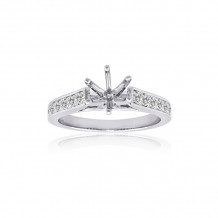 Roman & Jules 14k White Gold Straight Engagement Ring - KR1387W