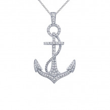 Lafonn Anchor Pendant Necklace - P2005CLP18