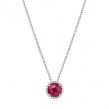 Lafonn July Birthstone Necklace - BN001RBP18