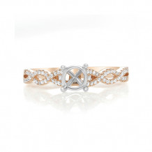Roman & Jules 14k Two-Tone Diamond Engagement Ring - ur1491r