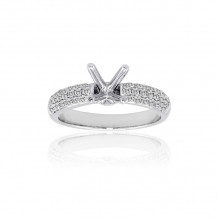 Roman & Jules 14k White Gold Straight Engagement Ring - KR2507W