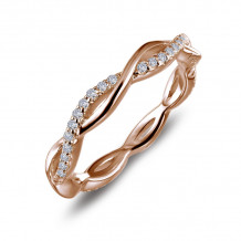 Lafonn 0.52 CTW Twist Wedding Band - R0211CLR05