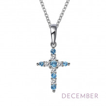 Lafonn December Birthstone Necklace - BP001BTP20