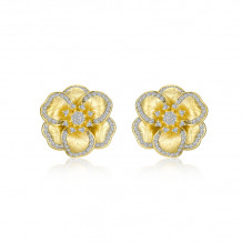 Lafonn Mixed-Color Flower Stud Earrings - E0470CLT00