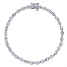 Gabriel & Co. 14k White Gold Lusso Diamond Tennis Bracelet - TB4217W45JJ