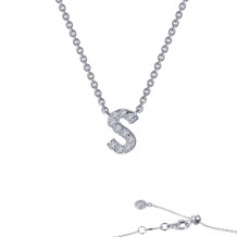 Lafonn Letter S Pendant Necklace - 9N099CLP20