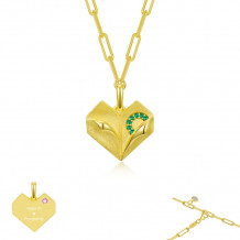 Lafonn Gold Rebirth & Prosperity Necklace - HC001EMG20
