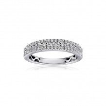 Roman & Jules 14k White Gold Anniversary Wedding Band - KR2353W-WB