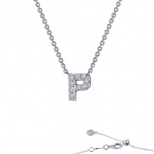 Lafonn Letter P Pendant Necklace - 9N096CLP20