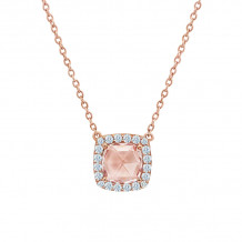 Lafonn Cushion-Cut Halo Necklace - N0080MGR18