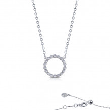 Lafonn 0.63 CTW Open Circle Necklace - N0188CLP20