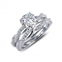 Lafonn Engagement Ring with Wedding Band - R0276CLP05