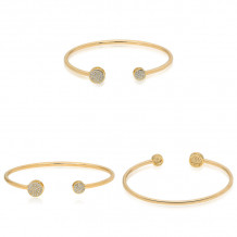 Roman & Jules 14k Yellow Gold Bangles - GB2533-1