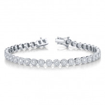 Shy Creation 14k White Gold Diamond Womens Bracelet - SC55002630