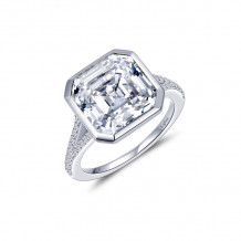 Lafonn Platinum Stunning Engagement Ring - 8R022CLP06