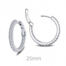 Lafonn 2.16 CTW Hoop Earrings - E3016CLP00