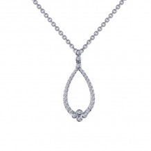 Lafonn Open Teardrop Necklace - N0037CLP18