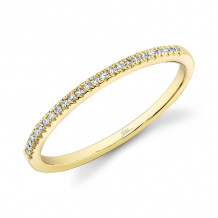 Shy Creation 14k Yellow Gold Diamond Womens Band - SC55002543