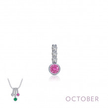 Lafonn October Birthstone Love Pendant - BP002TMP00