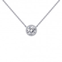 Lafonn 1.23 CTW Halo Necklace - N0038CLP18