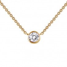 Lafonn 0.46 CTW Solitaire Necklace - N0030CLG18