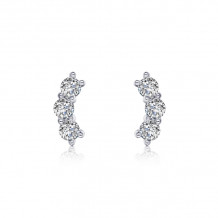 Lafonn 3-Stone Stud Earrings - E0468CLP00