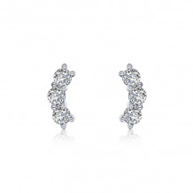 Lafonn 3-Stone Stud Earrings - E0468CLP00