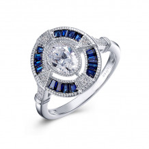 Lafonn Vintage Inspired Engagement Ring - R0395CSP05