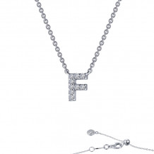 Lafonn Letter F Pendant Necklace - 9N086CLP20