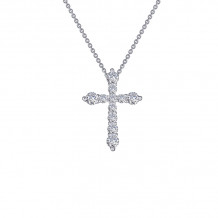 Lafonn 0.67 CTW Cross Pendant Necklace - P0207CLP18