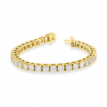 Louis Creations 14k White Gold Diamond Bracelet - BB412K-YG