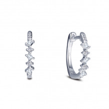 Lafonn 0.74 CTW Huggie Hoop Earrings - E0383CLP00